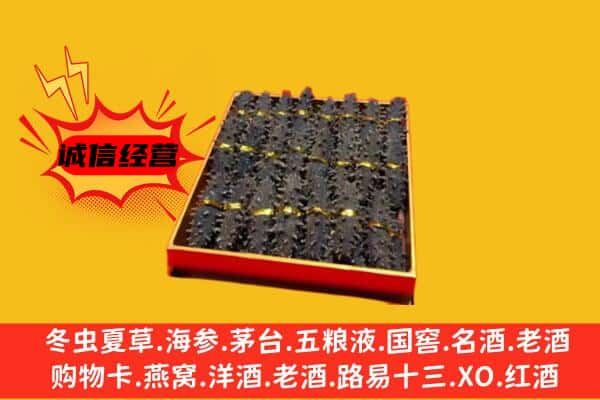 焦作市山阳回收海参